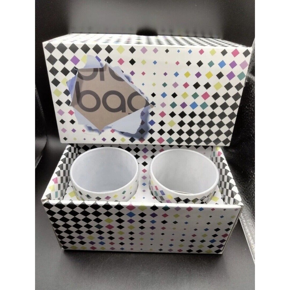 NWT Bloomingdale’s Votive Candle Holders Set.  Boxed Diamond Design.